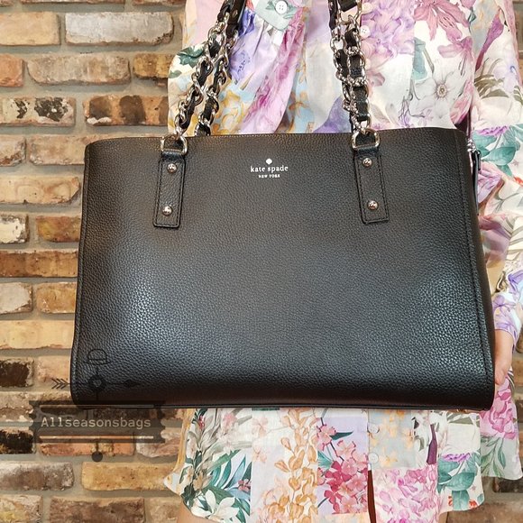 Kate Spade Andee Cobble Hill Shoulder Tote Black Handbag Christmas ❗️ SALE ❗️ - Picture 2 of 9